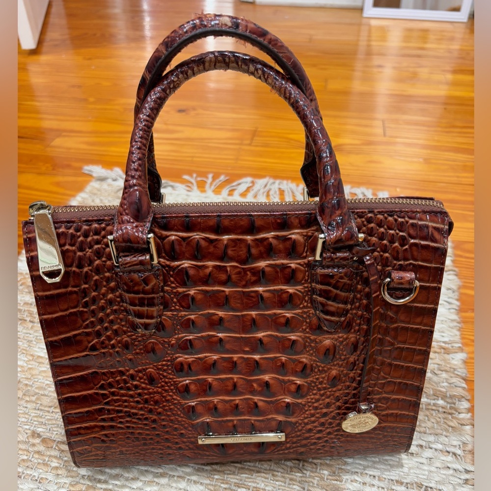 Brown Anywhere Convertible Brahmin Bag
